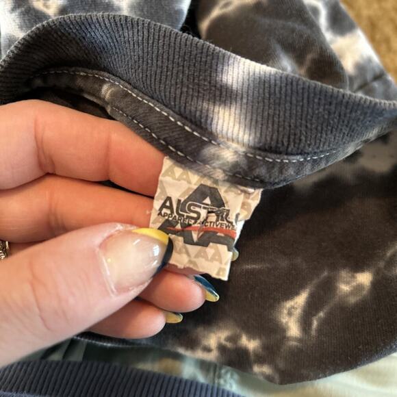 Vintage Alstyle Shirt Adult Large Tie Dye Ringer Y2K 3XL Mens EUC Skater - Picture 7 of 11